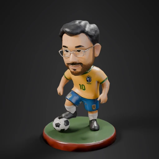 Brazilian Soccer Player Bobblehead
