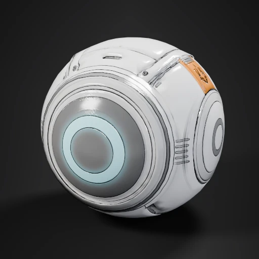 Sci-Fi Round Device